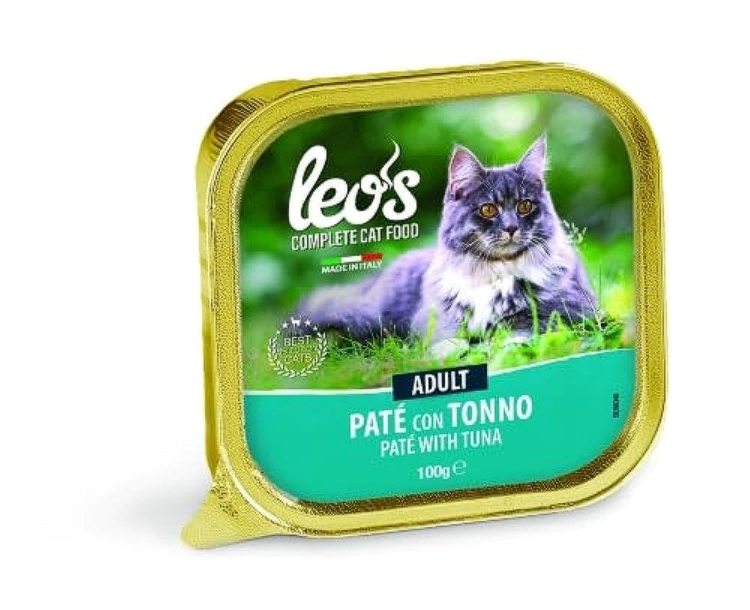 LEO'S, Complete Adult Cat Food Pate with Tuna, 100 grams