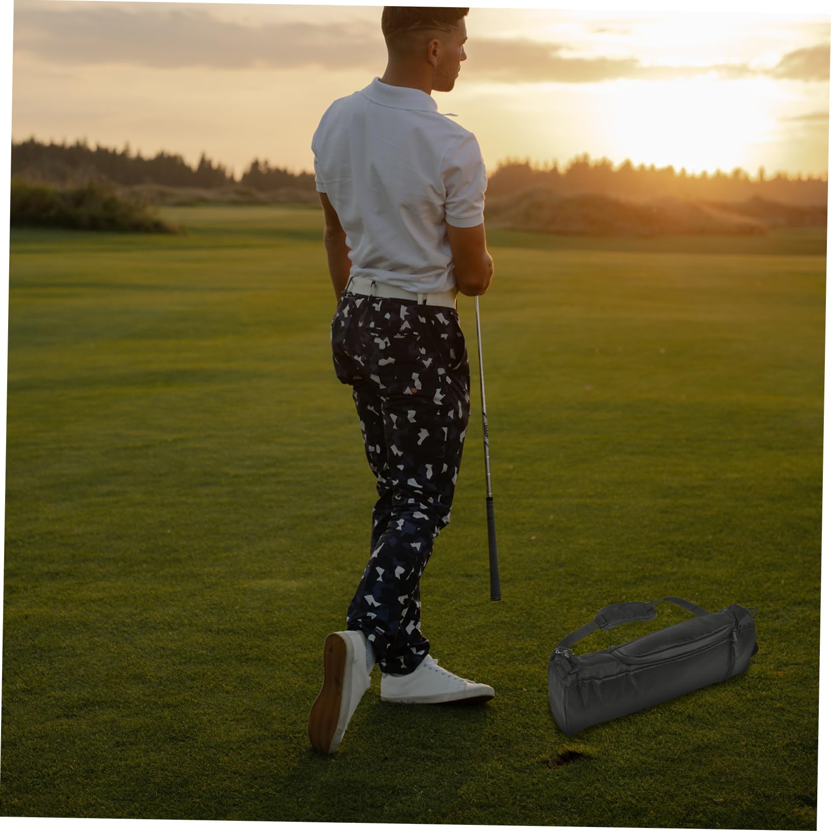 Abaodam 2 Pezzi Sacchetto refrigerato per auto borsa frigoriferi per il campeggio manica della birra da golf isolato Accessori per golf sacche da golf per uomo Panno Oxford