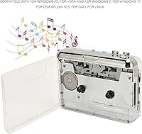 Vista 3 de Reproductor de cassette, cinta de casete a reproductor de MP3, convertidor de cintas a formato digital a través de USB con conector de 0.138 in