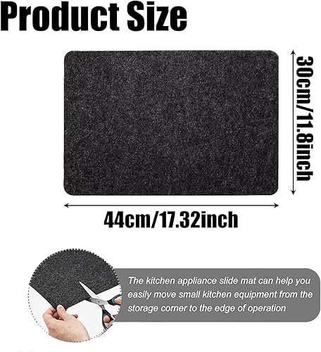 Miniatura 4 de Tapete antiadherente resistente al calor para freidora de aire, protector de encimera de cocina, alfombrilla para cafetera, antideslizante, a prueba