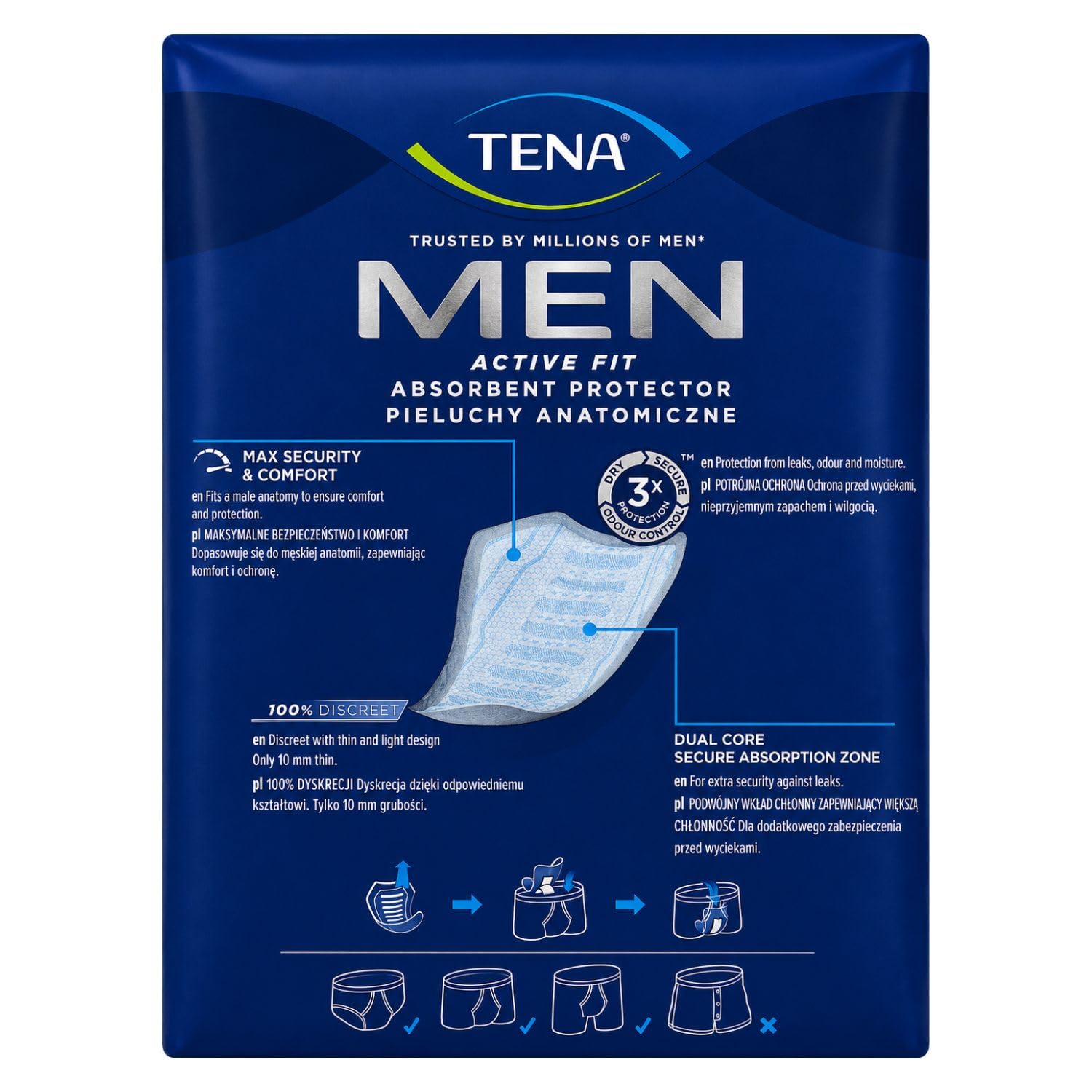 TENA para hombres nivel 3 20 unidades