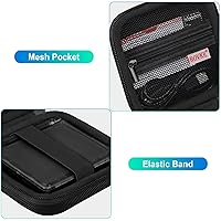 Vista 3 de BOVKE Carrying Case Compatible with Anbernic RG35XXSP Handheld Game Console, RG35XXSP Clamshell Retro Games Consoles Flip Hand-held System Holder