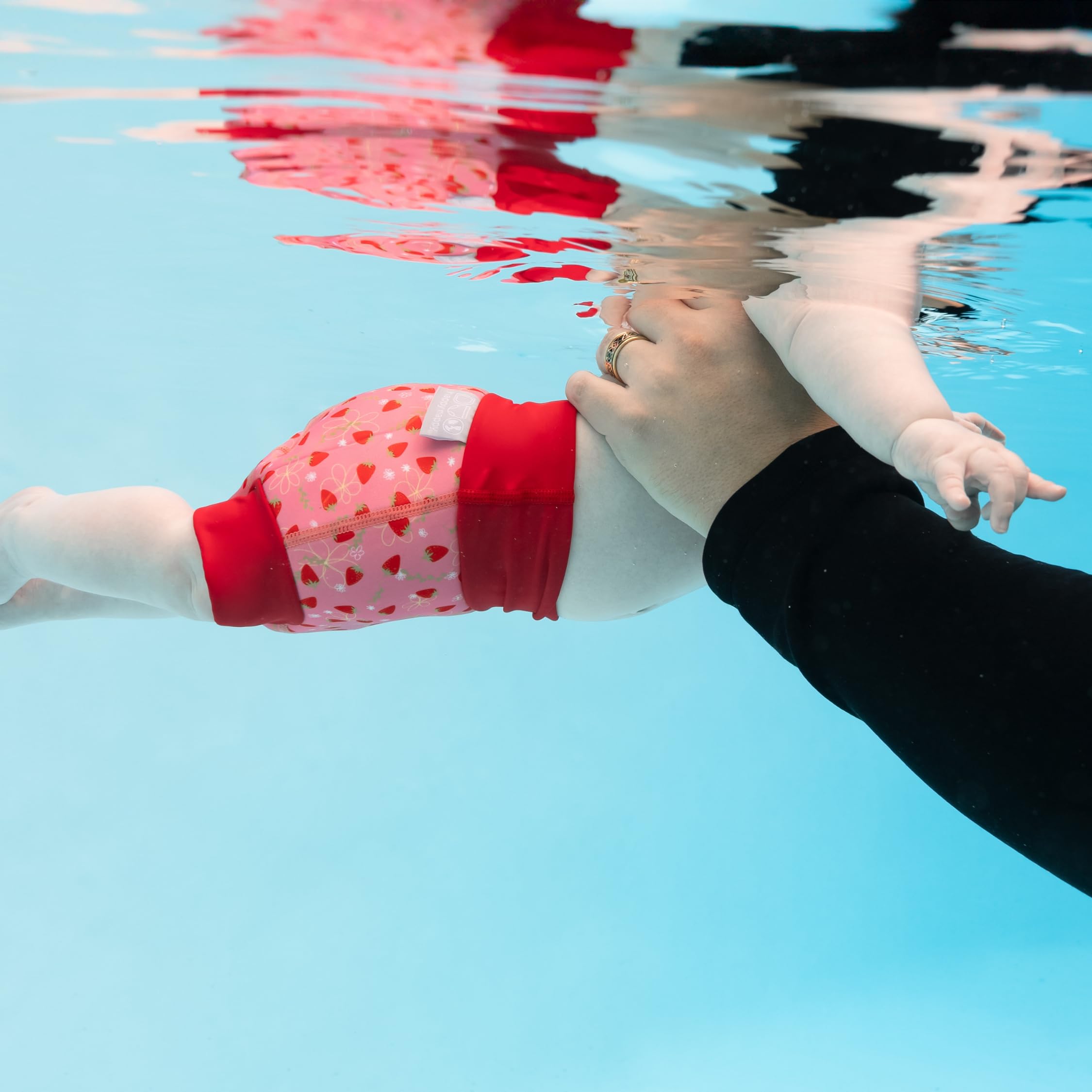 Splash About Happy Nappy Duo, pole truskawkowe, 2-3 lata, Pole truskawkowe, 2-3 Lat