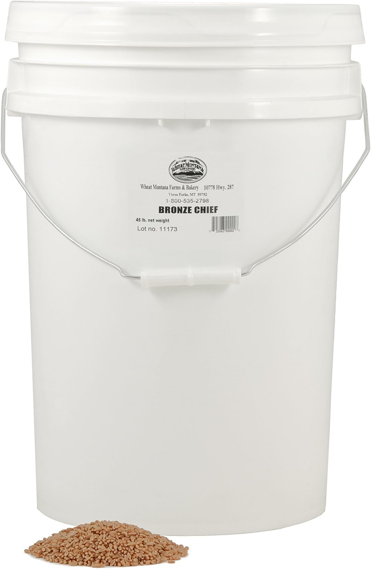 Wheat Montana - Bronze Chief Wheat Berries- 1 pack - 45lb pail