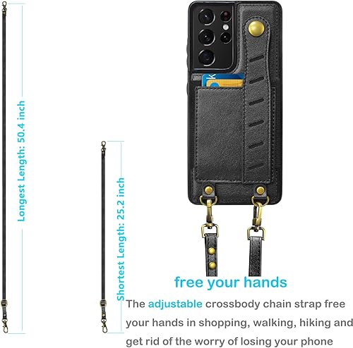 Vista 7 de Tekcoo Tekcoo - Funda tipo cartera para Galaxy S21 Plus/Galaxy S21 Plus 5G, de piel sintética, con ranura para tarjetas, con ranura para llevar