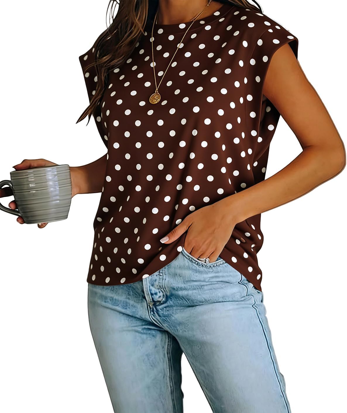 Brown Polka Dot