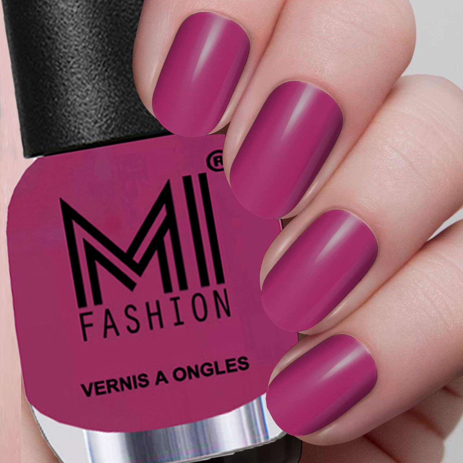 MI Fashion® Bold and Beautiful Combo of 5 Nail Polish- Shimmer Coffee, Delightfully Golden, Daring Red, Pucker Up Plum and Wonder Wine-12 ml each 1