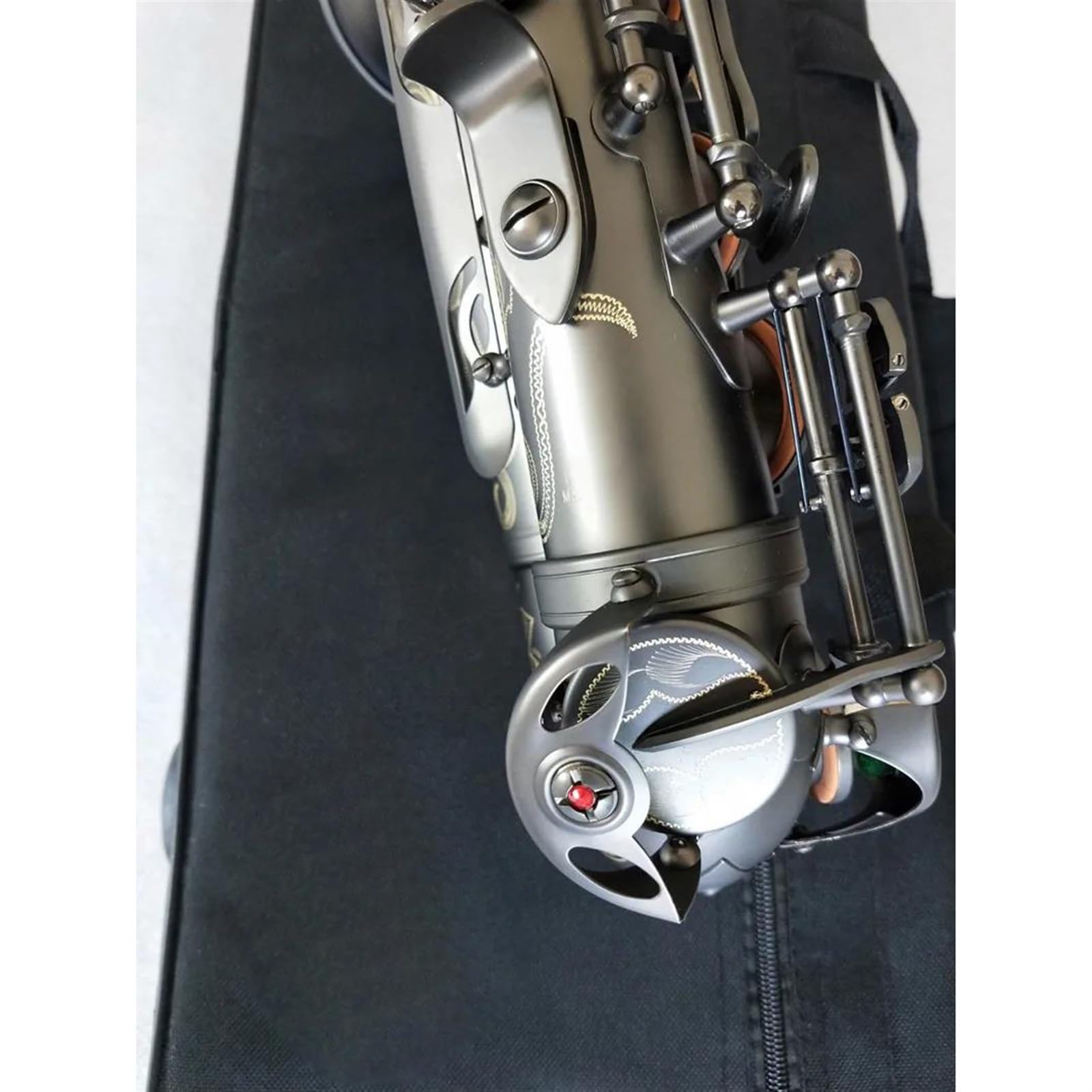 Saxofón Saxofón Alto Mi Bemol Negro Mate Niquelado Instrumentos Musicales Profesionales Saxofón
