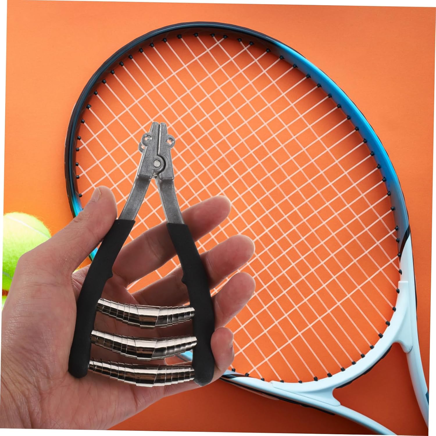 Badminton Stringing Machine Tool with Starting Clamp Lightweight and Portable Tennis Racket Accessory Durable Construction for Easy Stringing and Versatile Use