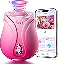 MOOLIGIRL Rose Toy Sex Toys Vibrator - AI APP Rose Sex Toy Adult Toys for Women with 10 Sucking & Vibrating, Dildo Vibrators for Clit Nipple Sucker Adult Toy Female Couples Sex Toys