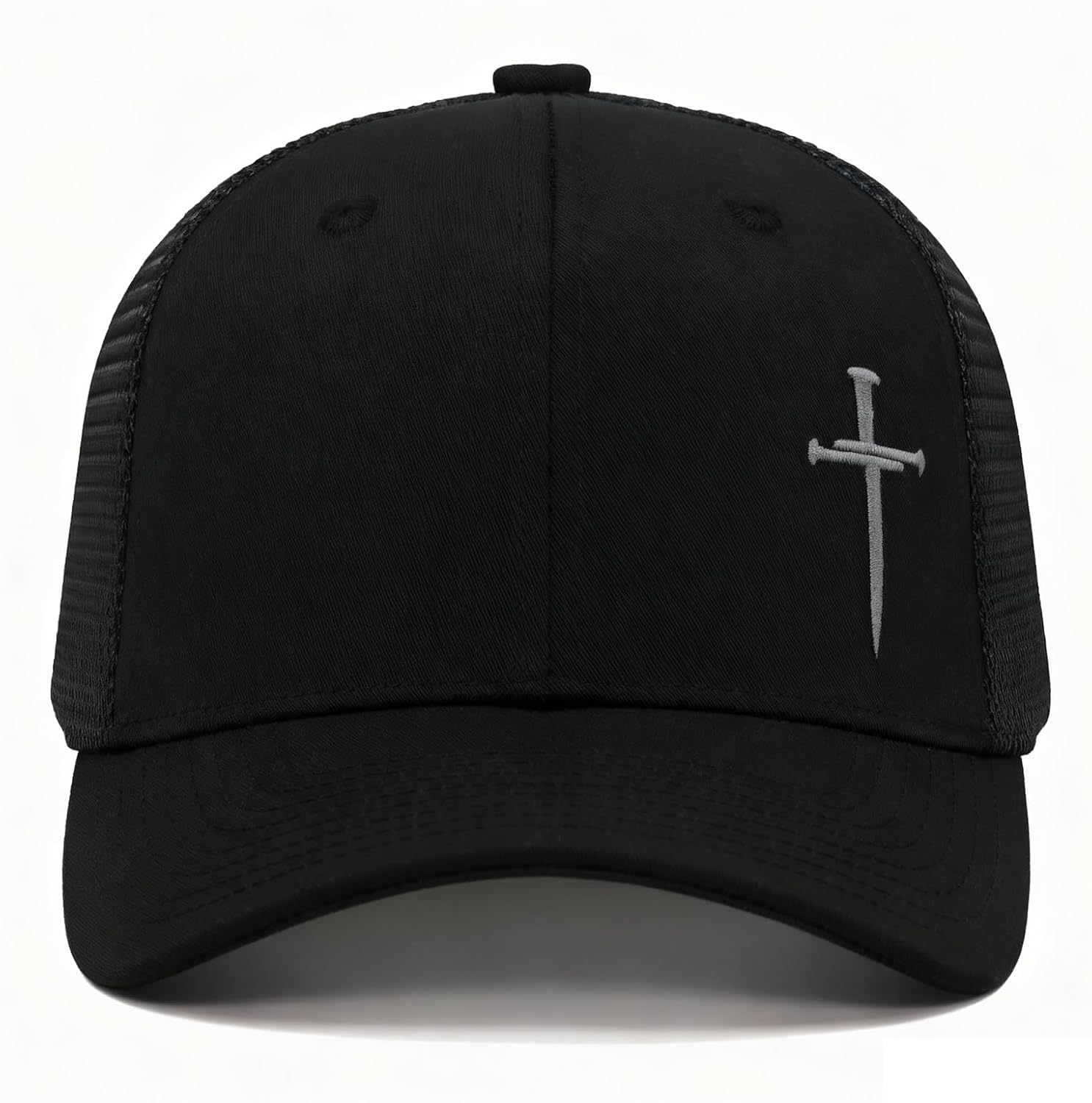 Christian Hats for Men Women 3 Nails Cross Embroidery Baseball Cap Jesus Hat Birthday for Christians - Image 2