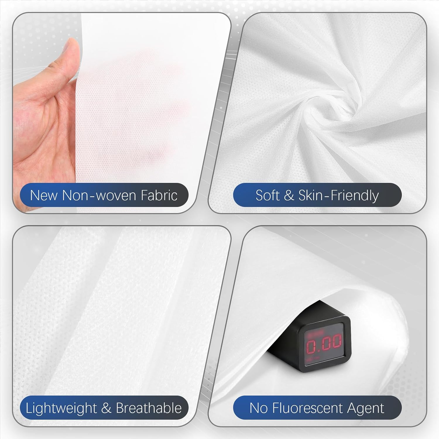2 Pcs Disposable Bedding Sheets, 86.6 x 94.5 Inch Single Use Travel Sheet King Size Disposable Bed Sheet Individually Wrapped Portable Sheets for Business Trips Hotels Bedding Supplies