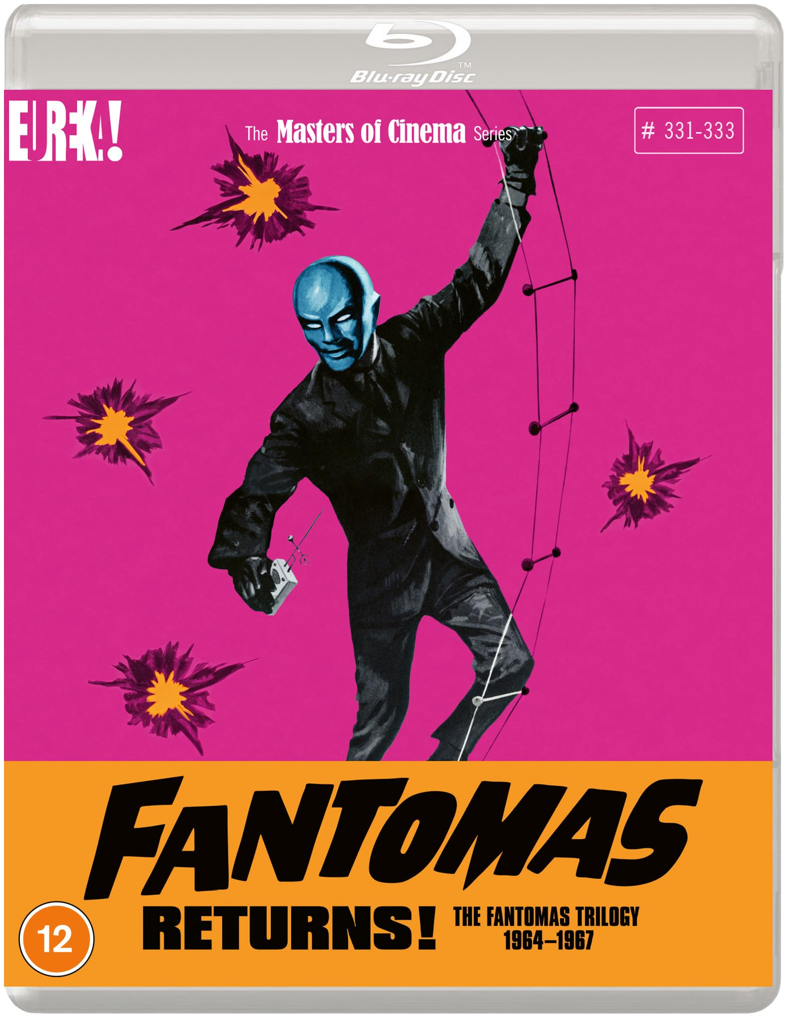 FANTOMAS RETURNS!: THE FANTOMAS TRILOGY, 1964–67 (Masters of Cinema) Standard Edition Two-disc Blu-ray