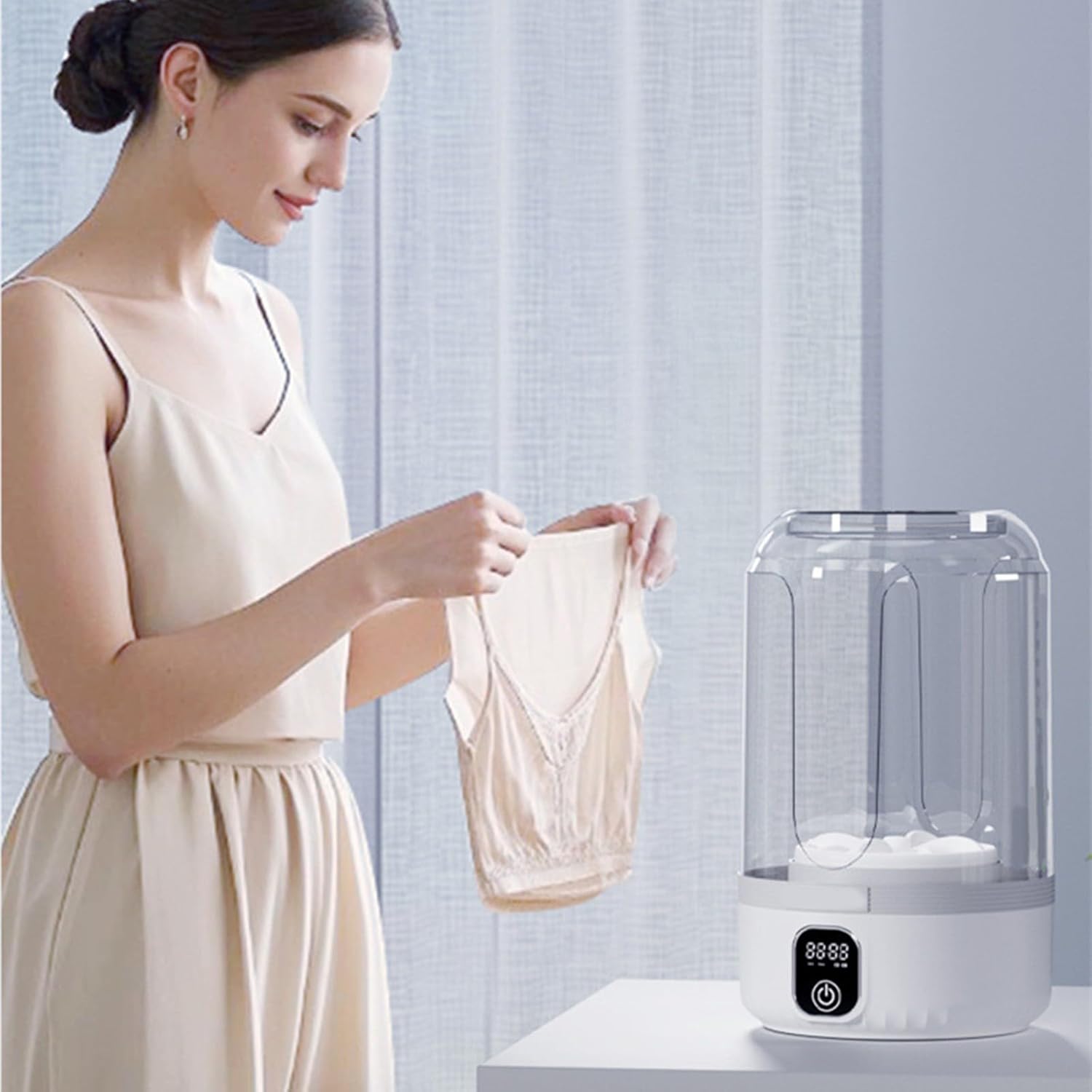 Rechargeable Handheld Washing Machine For Travel Home Use 7000mAh Battery Delicate Garments Baby Clothes Accessories