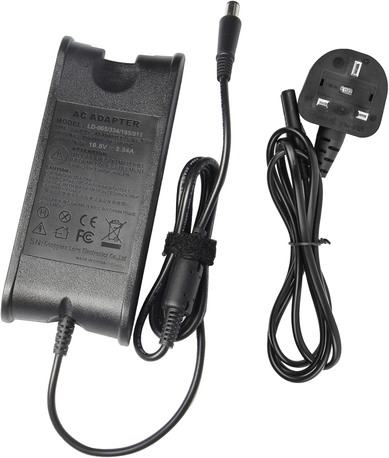 90W AC Adapter Charger For Dell Latitude D420, D520, D600, D630, D810, D820, X300