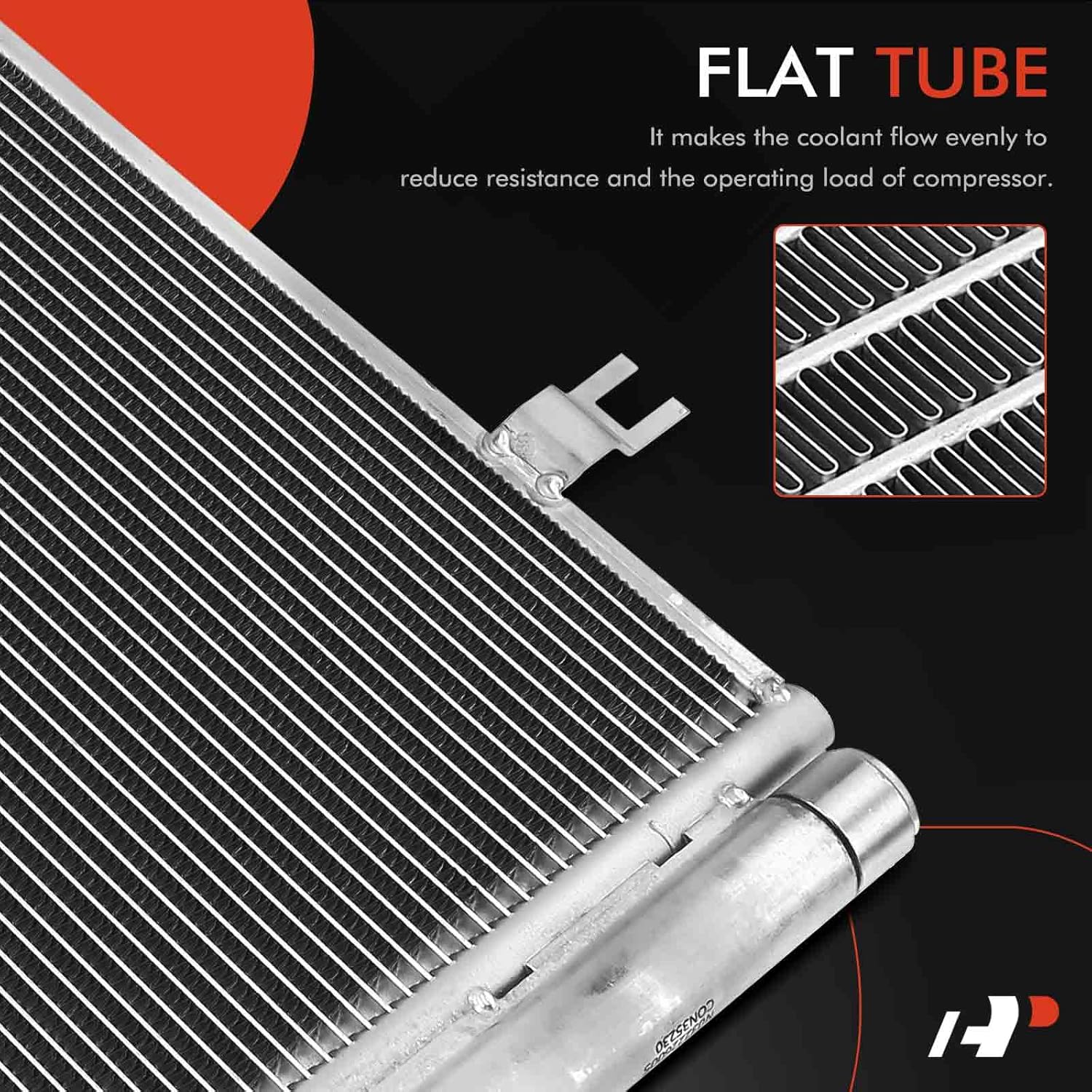 A-Premium Air Conditioning A/C Condenser Compatible with Lexus IS250 2006-2014, IS350 2006-2014, 2.5L 3.5L