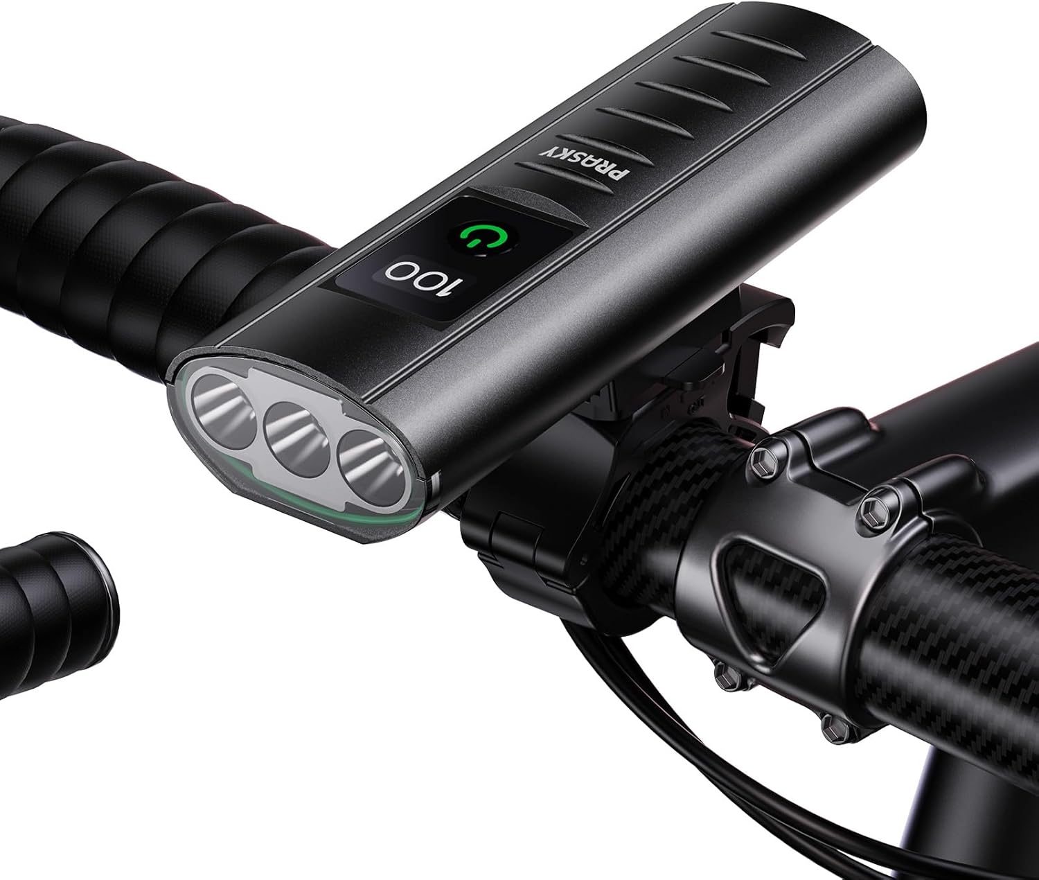 Bike Light Mount Bracket, Bicycle Headlight Handlebar Replacement Bracket, Easy to Install, Suitable for Headlights QB811