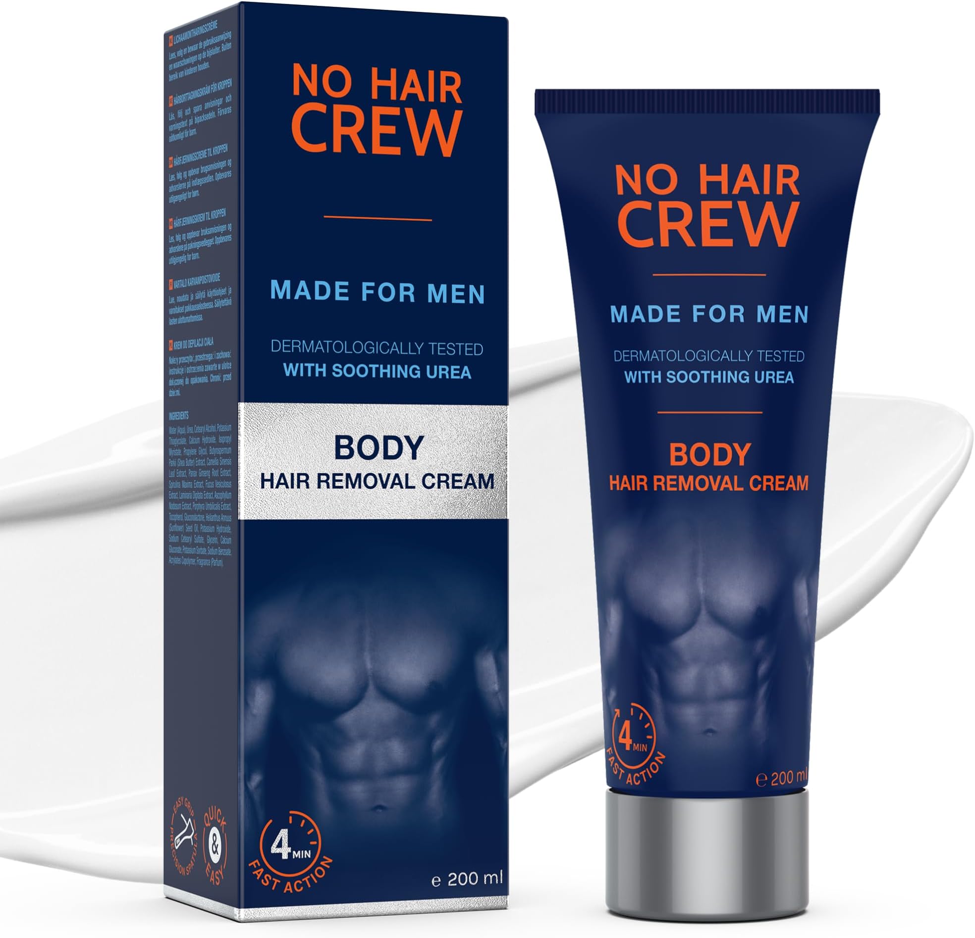 Body Hair Removal Cream โ Depilatory Cream. Made for Men, 200 ml