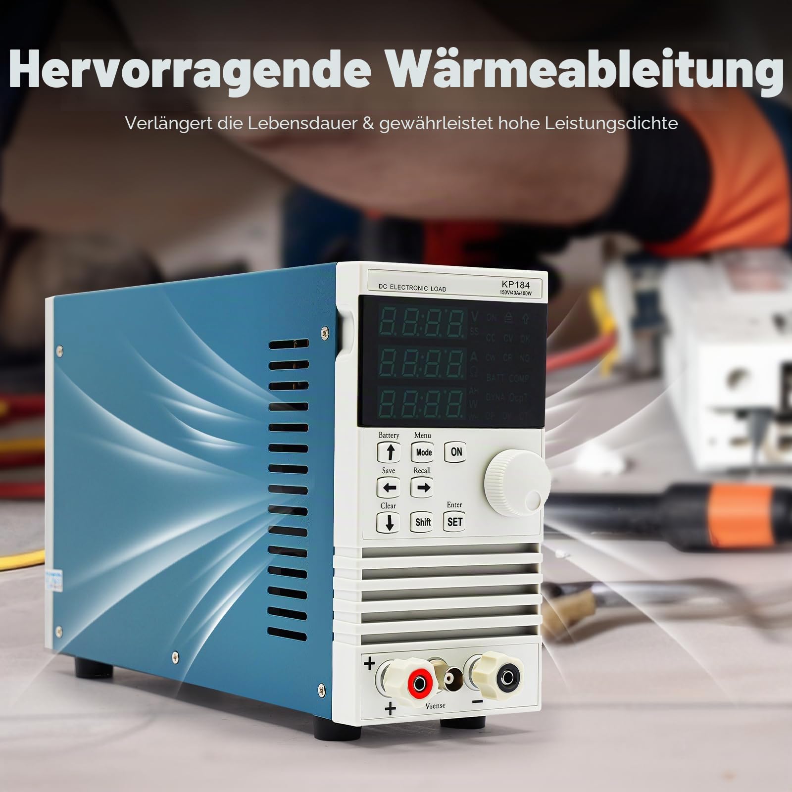 Ein-Kanal Elektronische Last DC, Kapazitäts- Und Induktivitätsprüfer, 400W 40A - CC/CV/CW/CR Batterietest Lastgerät, Für Die Prüfung Von LED-Beleuchtung, Netzteilen, Ladegeräten Und Akkus
