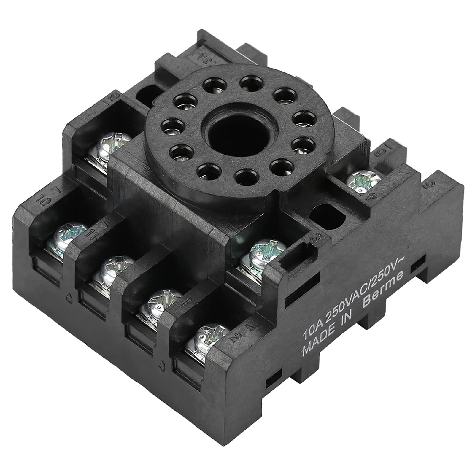 11 Pin Relay Base General PF113A 11 Pin Power Relay Base Socket for JQX-10F JTX-2C Time Relay Socket 11 Pin Relay-picture-17