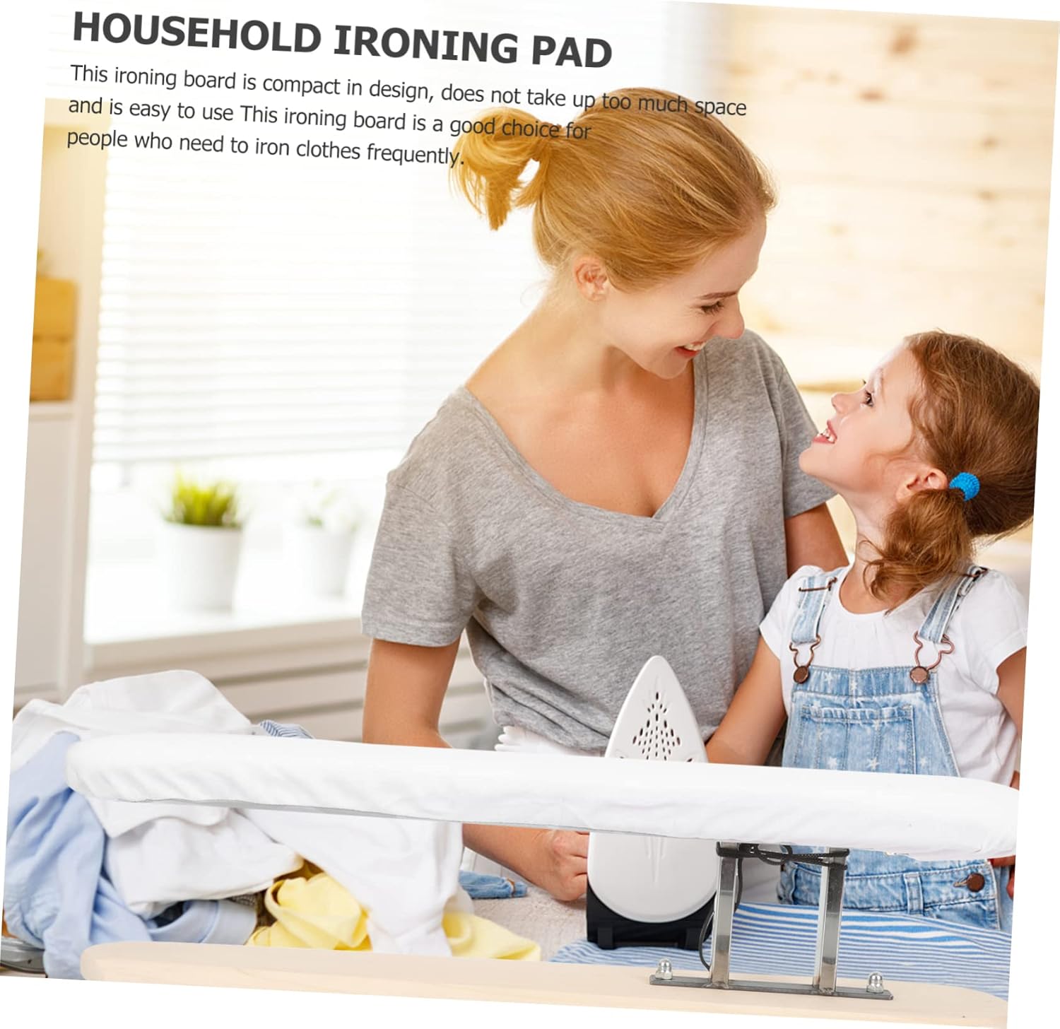 ABOOFAN Convenient Ironing Board for Home Small Ironing Surface Travel Desktop for Sleeves