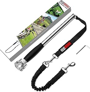 NEWURBAN - Hundeleine - Einfache Installation Entfernung - Freihändiges Hundefahrrad - Trainingsleine - für Training - Joggen - Radfahren und Outdoor - Sicher mit Haustieren