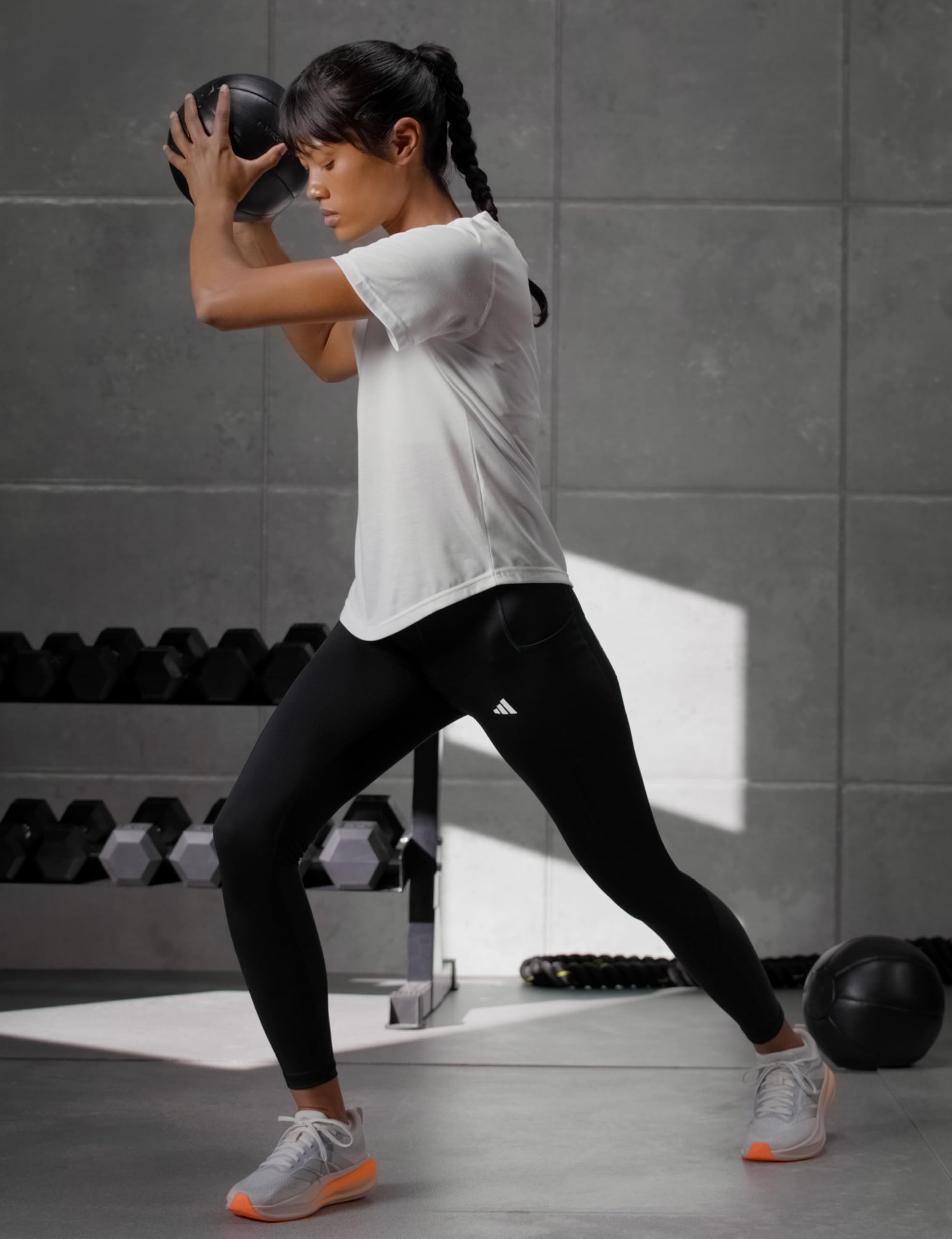 adidas Techfit Stash Pocket - Mallas para mujer (talla completa)