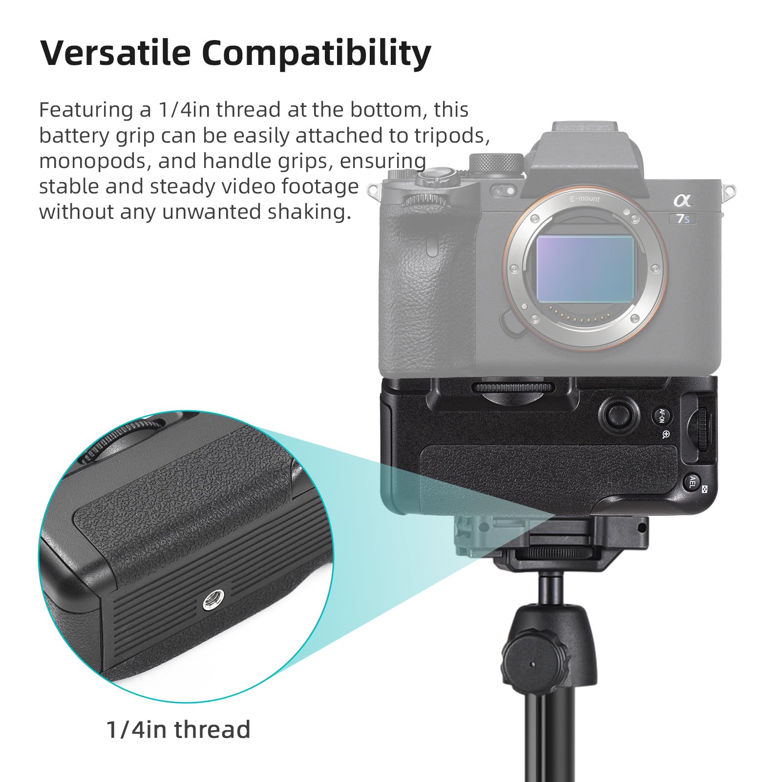 Amazon | Daconovo VG-C4EM 縦型バッテリーグリップホルダー デュアル