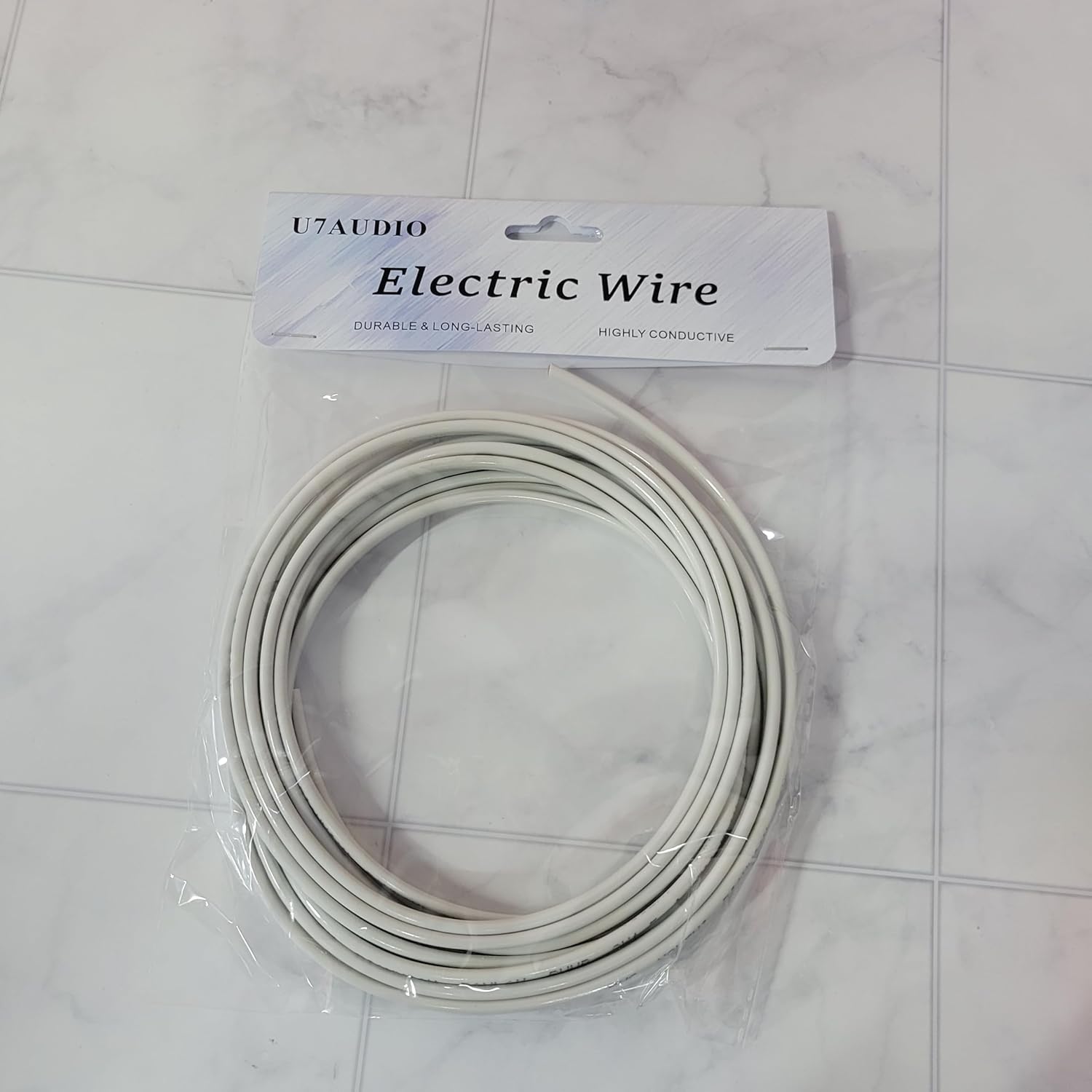 U7AUDIO Electric wire High-Conductivity Copper Core Wire with Insulating PVC Sheath