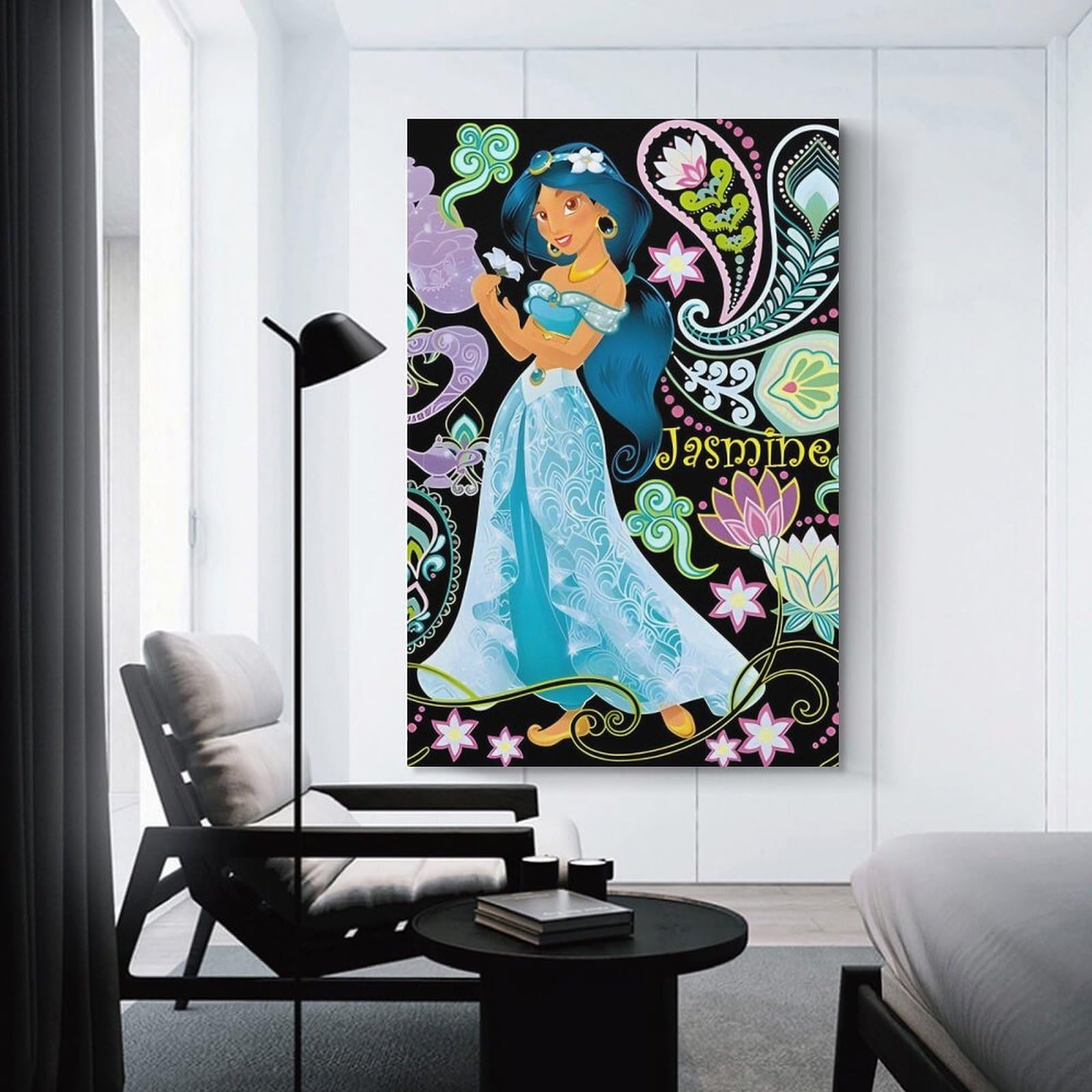 Amazon.co.jp: アラジン ジャスミン アートポスター 飾り絵 かわいい