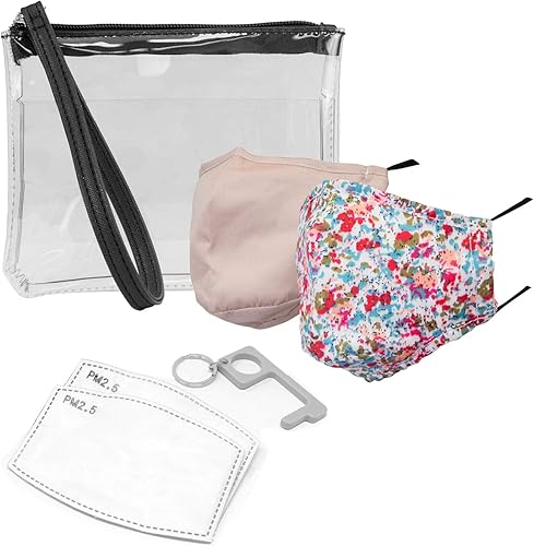 Mundi Kit de máscara Socially Sure unisex para adultos, juego de herramientas y filtros sin contacto