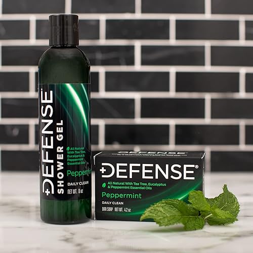Miniatura 6 de Defense Soap Barra de menta de 42 onzas paquete de 2  Aceite de árbol de té de grado farmacéutico 100 natural y herbario fabricado en Estados Unidos