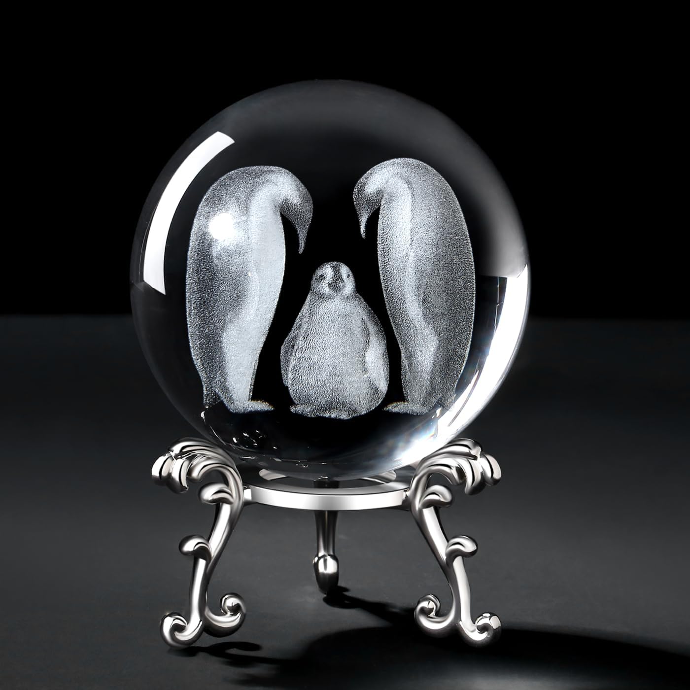 MAIBAOTA Penguin Gifts for Women 3D Crystal Penguin Decor Figurines
