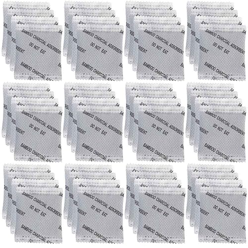 50Pack Natural Activated Charcoal Odor Eliminator Air Purifying Bag for