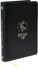 Bíblia da Mulher de Fé NVI, Capa luxo preta