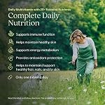 New Chapter Every Multivitamine quotidienne unique de la femme - Os, énergie & Soutien immunitaire - Nourriture entière fermentée Nutriments sans sucre ajouté - Végétarien & Sans gluten - 60 Comprimés