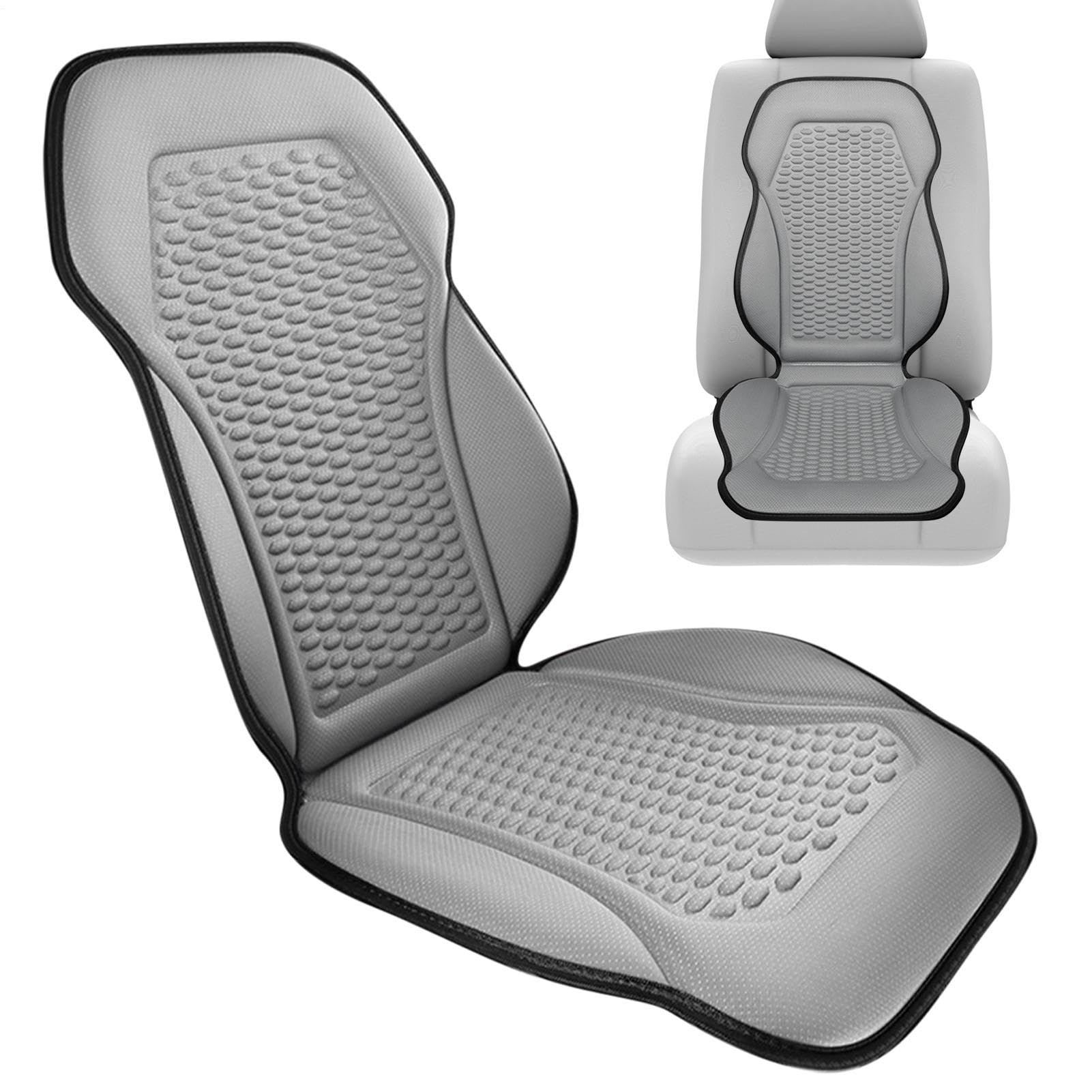 Coussin de Siège Auto Rafraîchissant | Antidérapante Respirante Été Ergonomique - Housses De Siège Auto Rafraîchissantes Ventilées,Pour Camion Camping-Car Berline Véhicule Voyage Long Trajet Conduite