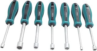 7Pcs Hex Socket Screwdriver Set, Hex Socket Screws with Handle Wrench Steel Hardware Tools, Socket And Socket Wrench Sets