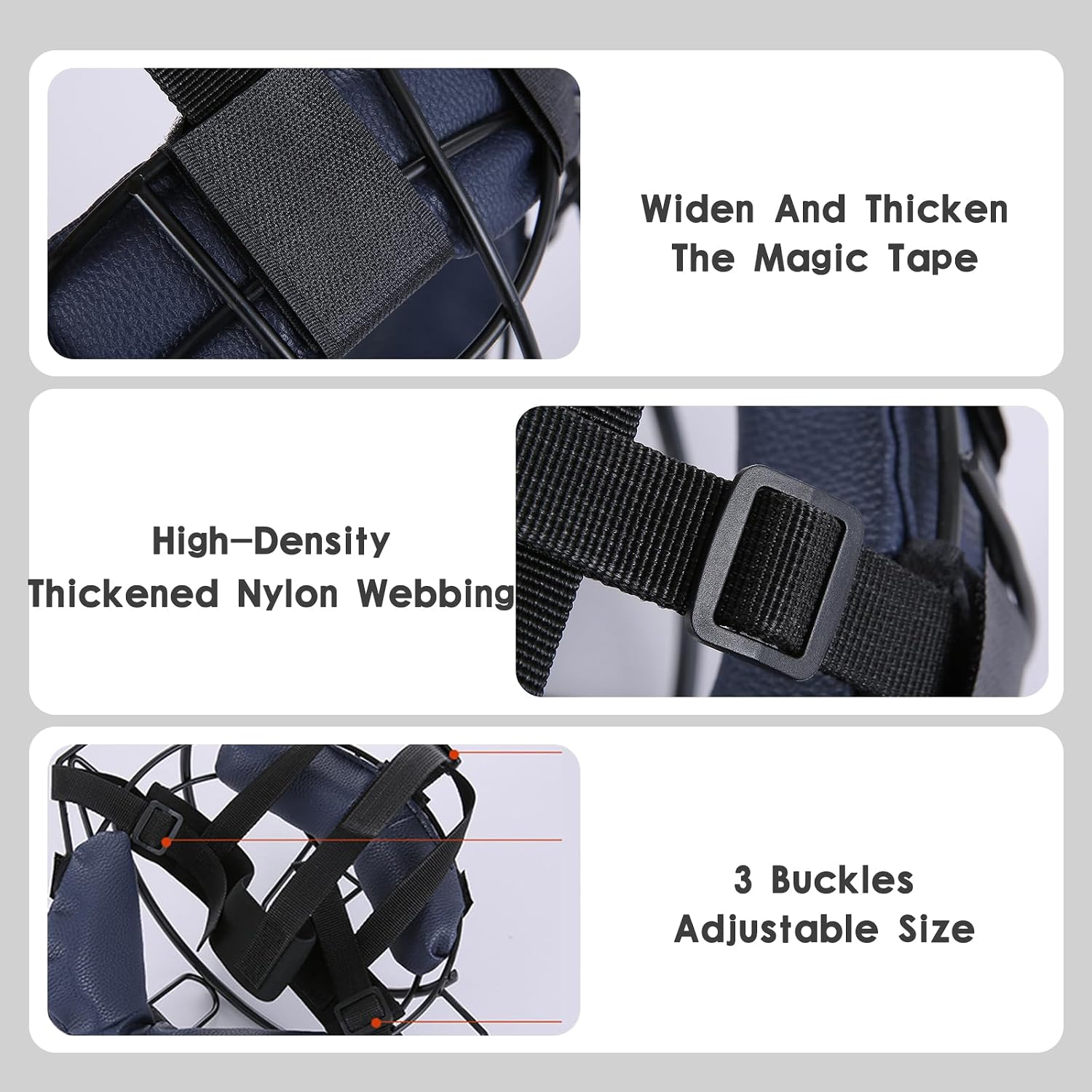 Umpire Softball Mask Straps,Elastic Catcher Mask Harness Replacement,Face Mask Strap Goalie Helmet Repair Kit for Adult Daily Training Competition