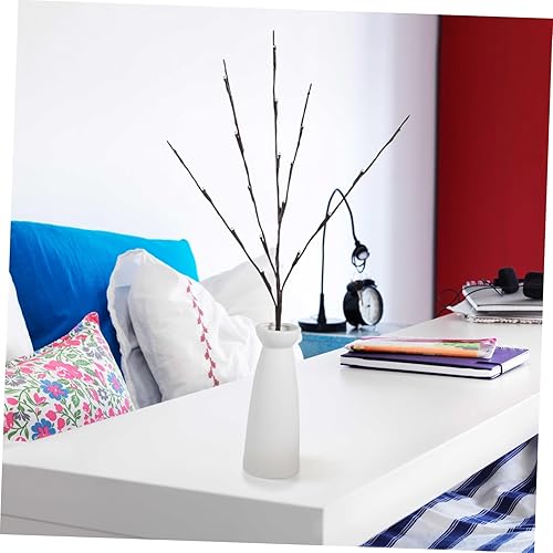 Miniatura 5 de FUNOMOCYA 1 luz LED para árbol al aire libre, florero para decoración del hogar, ramas artificiales, ramas LED, ramas de sauce iluminadas, ramas