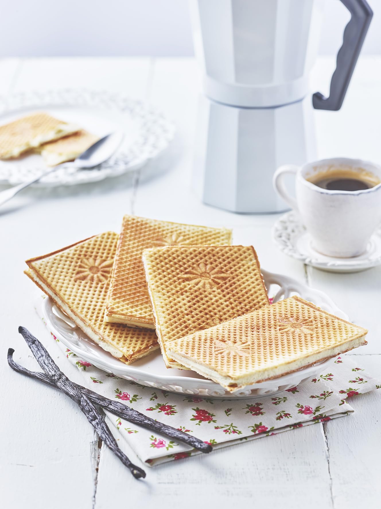 Gofrera Super 2 Antiadherente rojo - multifuncional para gofres, sándwiches y obleas
