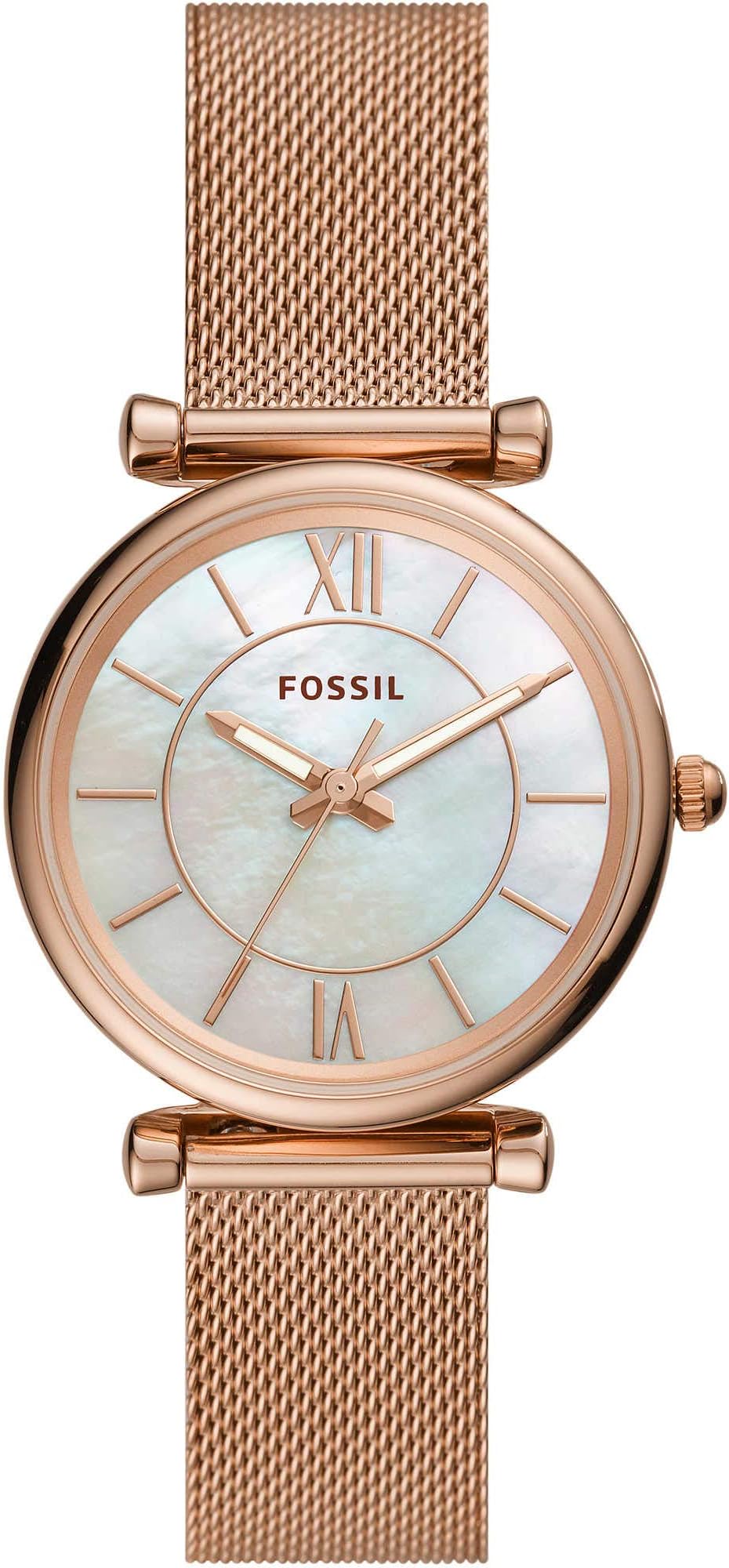 FossilWomen Analogue Quartz Watch with Stainless Steel Strap ES4918