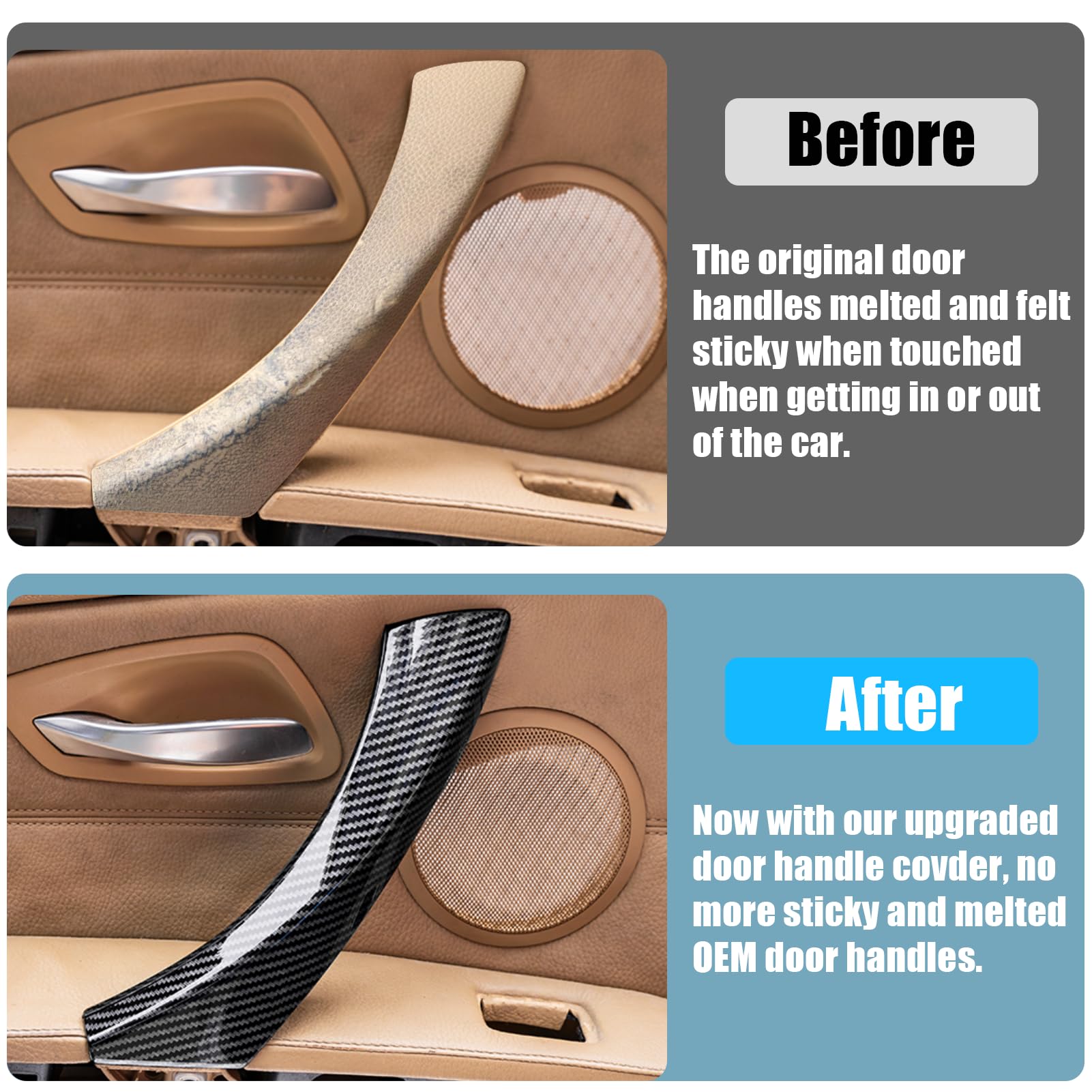 Jaronx Kit De Repuesto Para Manija De Puerta BMW Serie 3 E90/E91