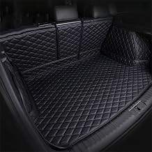 Trunk Mat for Fiat Ottimo Hatchback 2014-2017, Car Rear Boot Leather-Mat Anti-Scratch Anti-Slip Waterproof Cargo Mat Interior Accessories,Black