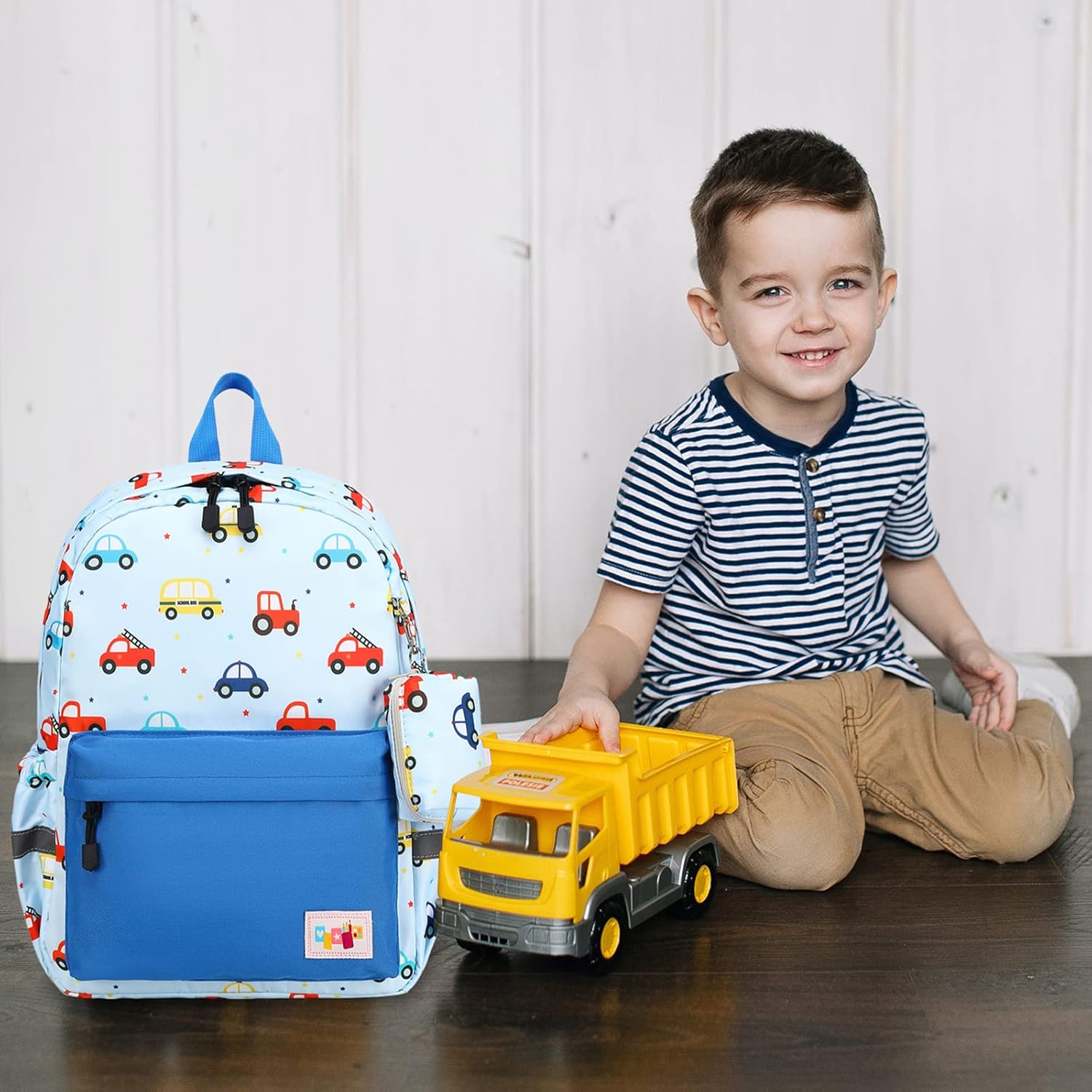 mygreen Toddler Backpack, Kids Backpack for Boys and Girls with Chest Strap | with Chest Strap - Image 2