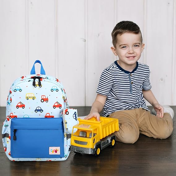 mygreen Toddler Backpack, Kids Backpack for Boys and Girls with Chest Strap