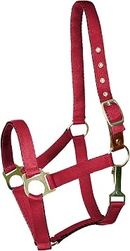 Gatsby Nylon Safety Breakaway Halter Cob Red
