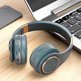 Bluetooth Headphones, Wireless Bluetooth Headset, Subwoofer Headphones, Bluetooth5.0, Long Standby, Foldable Headset for Mobile, Widely Compatible, Computer, Game, Sports, Workout