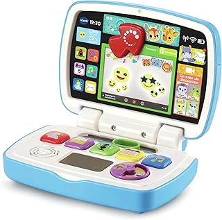 VTech – Baby Discovery Ordi, Baby Computer, Awakening Toy – 12/36 Months – Version FR