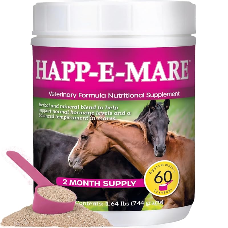 Suplemento em Pó para Equinos HAPP-E-MARE com Vitamina E e Magnésio Equine Medical, 60 Porções